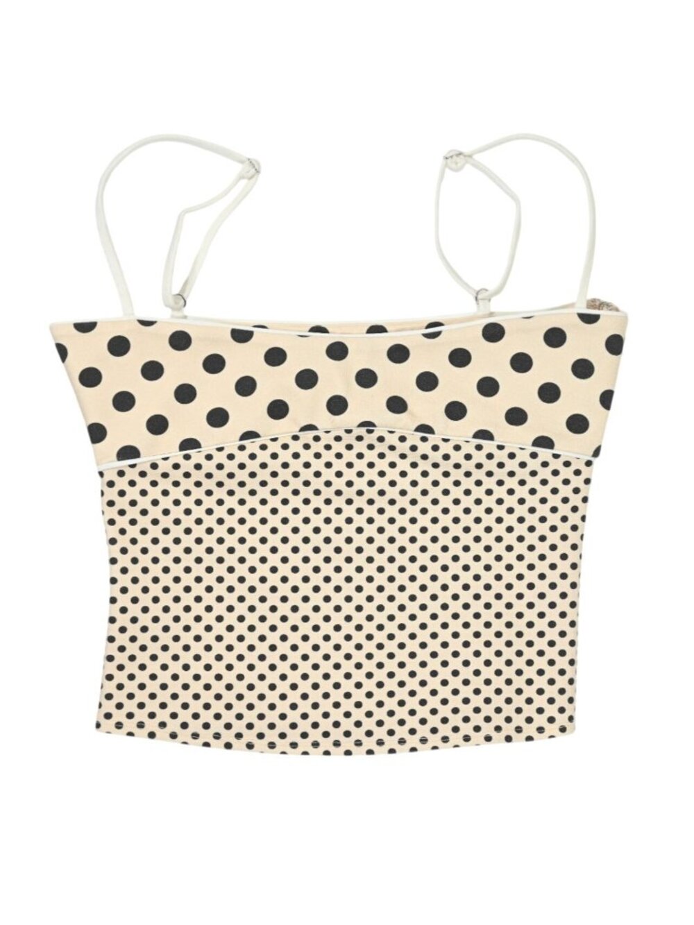 Miaou Stella Tank in Nude Polka Dot